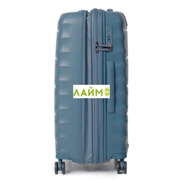 Валіза велика L поліпропілен зелена 77х53х33+5см/133л/4.8кг/Airtex 242 242-28 green фото