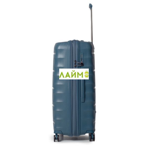 Валіза велика L поліпропілен зелена 77х53х33+5см/133л/4.8кг/Airtex 242 242-28 green фото