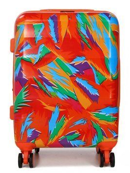 Чемодан большой L поликарбонат оранж 77х51х32+5/130л/4.8кг/Airtex 970 970-28 orange фото
