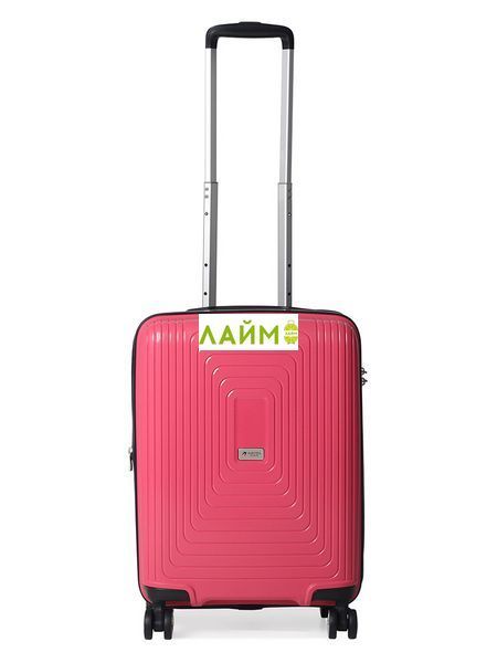 Чемодан малый S полипропилен розовый 55х40х25+5см/52л/3.2кг/Airtex 241 241-20 rose red фото