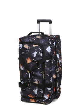 Сумка на колёсах средняя М коты 65x32x32см/66л/2.1кг/Worldline 891-65 891-65 cat фото