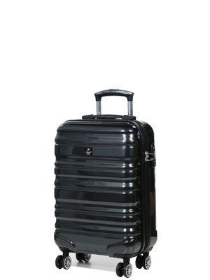 Чемодан Airtex ручная кладь S поликарбонат чёрный 55х36х20см/35л/2.4кг 7223-20 black фото