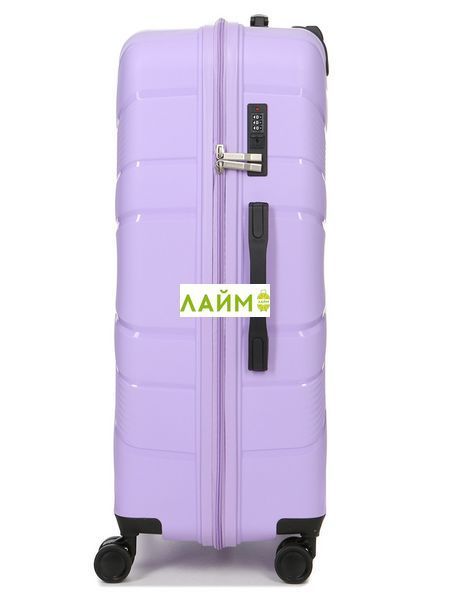 Валіза велика L поліпропілен лаванда 74х49х29/95л/3.9кг/Worldline 288 288-28 purple фото