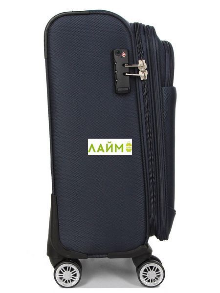 Валіза мала S тканина синя 55х39х24(+5)см/54л/3.2кг/Worldline 620 620-20 blue фото