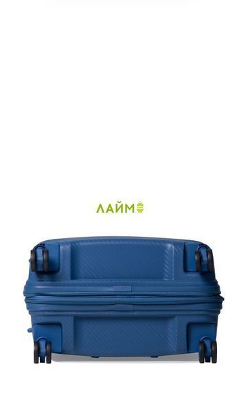 Чемодан средний M полипропилен синий 66х46х28+5см/89л/3.8кг/Airtex 242 242-24 blue фото