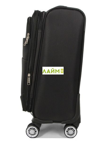Валіза мала S тканина чорна 55х39х24(+5)см/54л/3.2кг/Worldline 620 620-20 black фото
