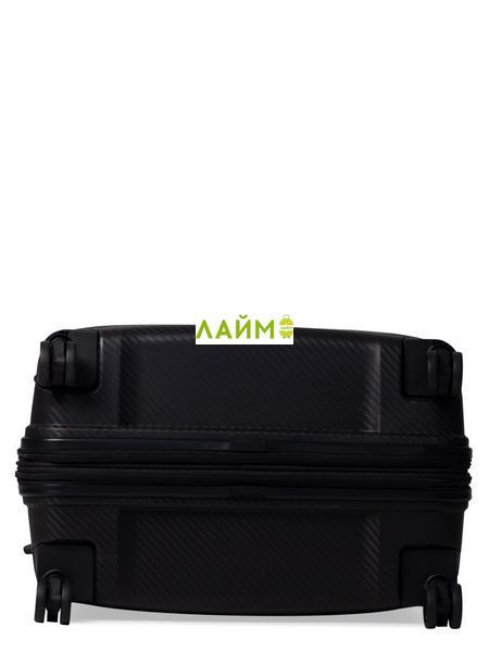 Чемодан большой L полипропилен чёрный 77х53х33+5/133л/4.8кг/Airtex 242 242-28 black фото