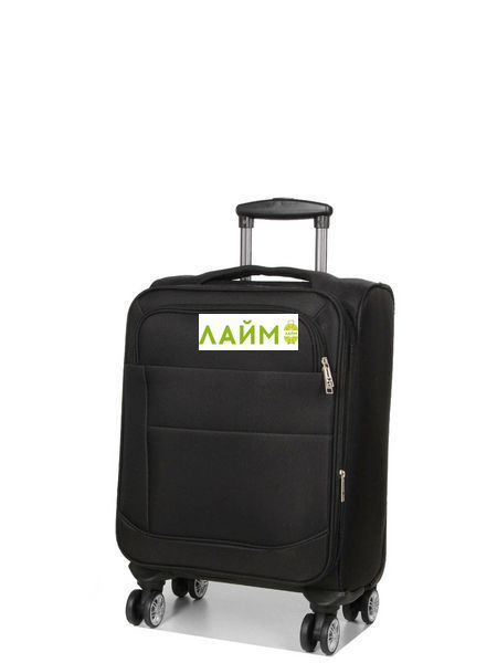Валіза мала S тканина чорна 55х39х24(+5)см/54л/3.2кг/Worldline 620 620-20 black фото