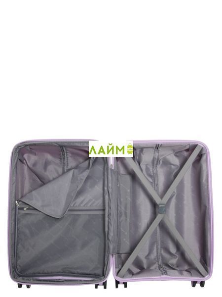 Валіза велика L поліпропілен бузок 75х48х31+5/108л/4.3кг/Worldline 287 287-28 purple фото
