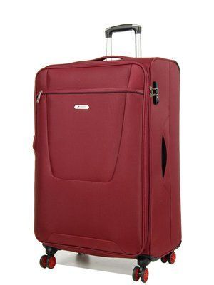 Валіза велика L тканина червона 78х47х30(+5)см/116л/3.9кг/Airtex 825 825-28 red фото