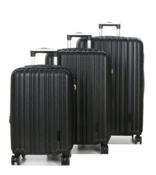 Набор чемоданов Франция (L M S-3шт) чёрный/Worldline 623 623-(LMS-3) black фото