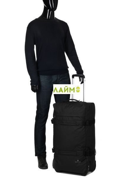 Сумка на колесах велика L чорна 70x40x24см/67л/2.6кг/Worldline 853-70 853-70 black фото