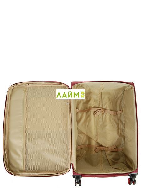 Валіза велика L тканина червона 78х47х30(+5)см/116л/3.9кг/Airtex 825 825-28 red фото
