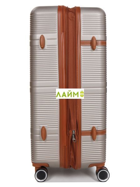 Валіза велика L шампань 76х49х28(+5)см/110л/4.3кг/Worldline 629 629-28 champagne фото