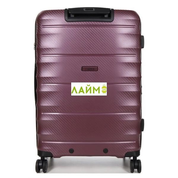 Валіза середня M поліпропілен фіолет 66х46х28+5см/89л/3.8кг/Airtex 242 242-24 purple фото
