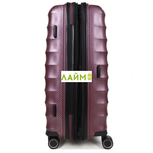 Валіза середня M поліпропілен фіолет 66х46х28+5см/89л/3.8кг/Airtex 242 242-24 purple фото