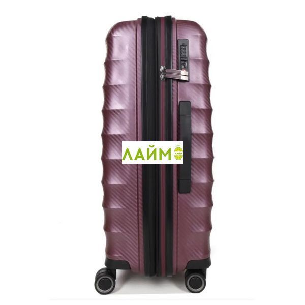 Валіза середня M поліпропілен фіолет 66х46х28+5см/89л/3.8кг/Airtex 242 242-24 purple фото