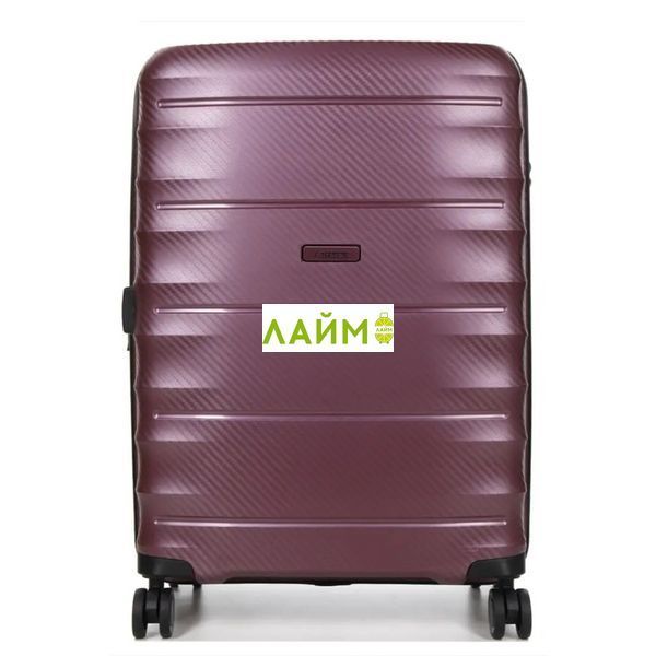 Валіза середня M поліпропілен фіолет 66х46х28+5см/89л/3.8кг/Airtex 242 242-24 purple фото