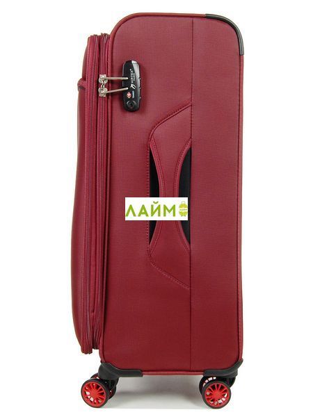 Чемодан средний M ткань красный 67х42х28(+5)см/83л/2.9кг/Airtex 825 825-24 red фото