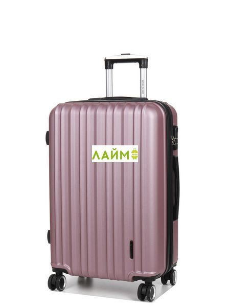 Чемодан Франция средний M розовый 66х42х26+5/74л/3.5кг/Worldline 623 623-24 pink фото
