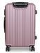 Чемодан Франция средний M розовый 66х42х26+5/74л/3.5кг/Worldline 623 623-24 pink фото 4