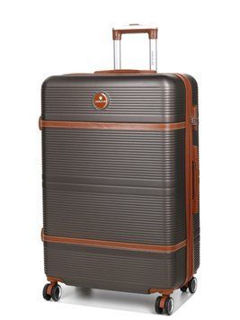 Валіза велика L коричнева 76х49х28(+5)см/110л/4.3кг/Worldline 629 629-28 coffee фото