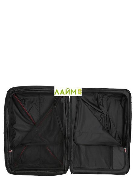 Валіза велика L поліпропілен чорна 76x52x32+5/125л/4.4кг/Airtex 249 249-28 black фото
