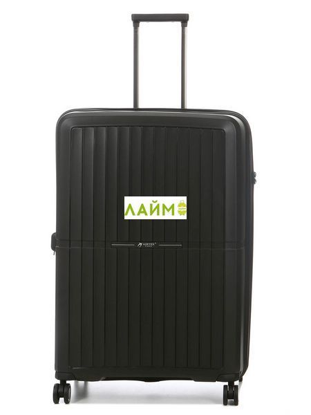 Валіза велика L поліпропілен чорна 76x52x32+5/125л/4.4кг/Airtex 249 249-28 black фото