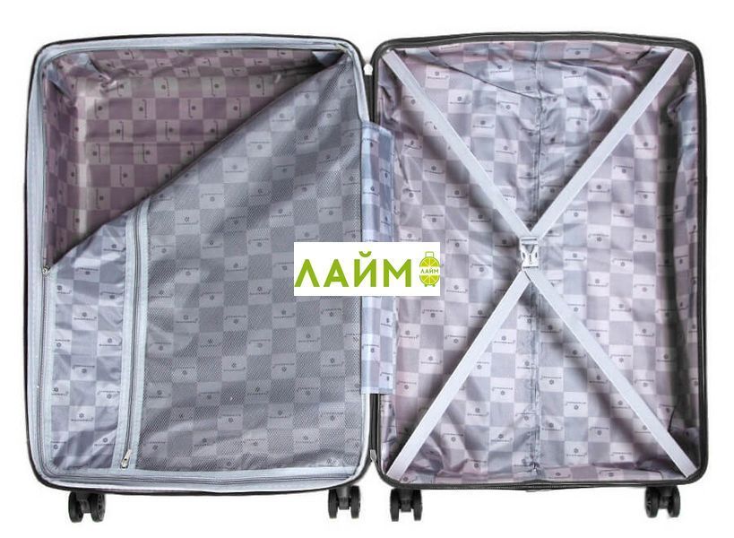 Набор чемоданов Франция (L M S XS+BC-5шт) полипропилен чёрный/Snowball 21204-(LMS+XS+BS) black фото