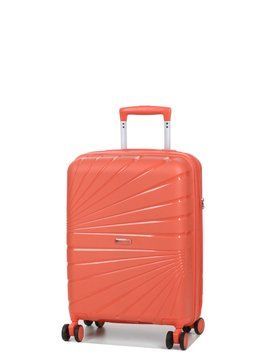 Валіза мала S поліпропілен оранж 55х38х24+5см/47л/2.8кг/Worldline 287 287-20 orange фото