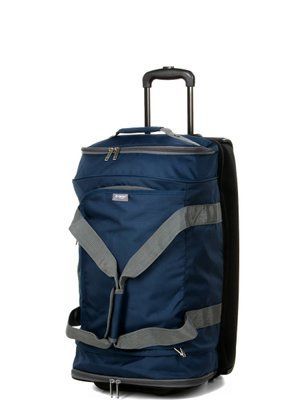 Сумка на колесах середня M синя 63x36x35см/80л/2.7кг/Airtex 819-65 819-65 blue фото