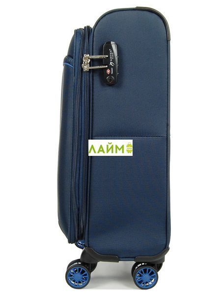 Валіза ручна поклажа S тканина синя 55х35х20+5см/42л/2.2кг/Airtex 825 825-20 blue фото