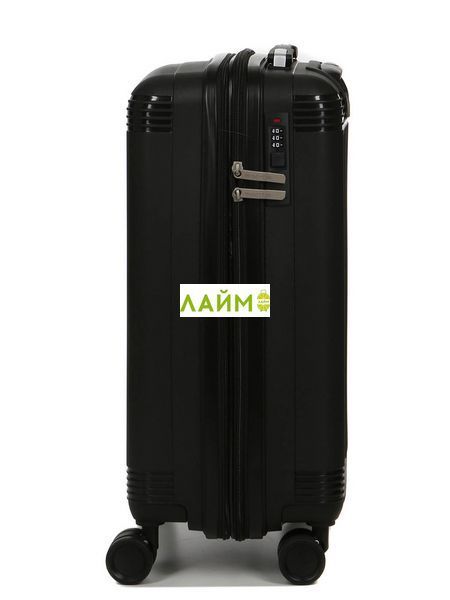Чемодан малый S полипропилен чёрный 55х36х23+5/47л/2.9кг/Worldline 292 292-20 black фото
