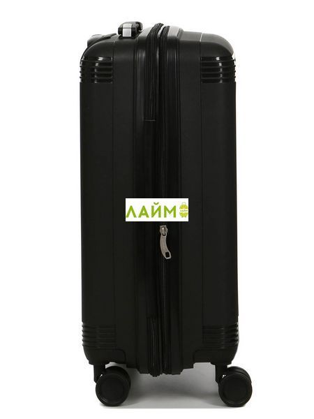Чемодан малый S полипропилен чёрный 55х36х23+5/47л/2.9кг/Worldline 292 292-20 black фото
