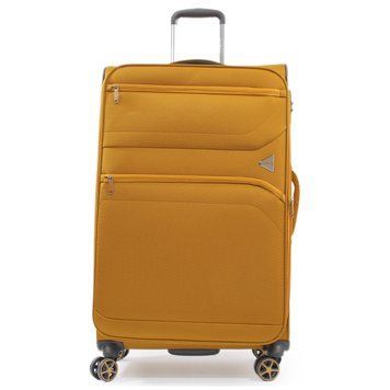 Валіза велика L тканина жовта 77х48х31(+5)см/112л/3.8кг/Snowbal 21505 21505-28 yellow фото