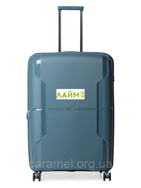 Чемодан большой L полипропилен синий 77х52х31+5/126л/4.4кг/Airtex 245 245-28 blue фото