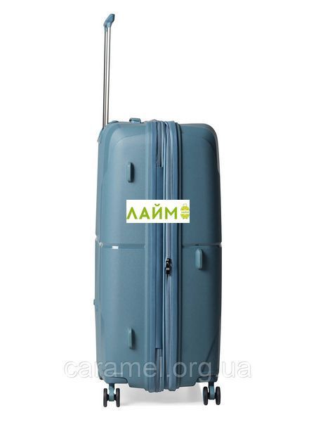 Чемодан большой L полипропилен синий 77х52х31+5/126л/4.4кг/Airtex 245 245-28 blue фото