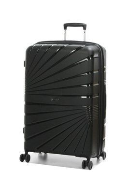 Валіза велика L поліпропілен чорна 75х48х31+5/108л/4.3кг/Worldline 287 287-28 black фото