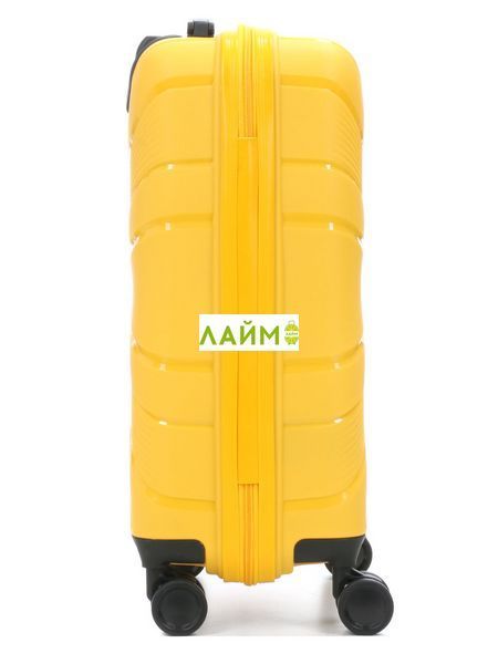 Валіза мала S поліпропілен жовта 54x38x22см/40л/2.6кг/Worldline 288 288-20 yellow фото