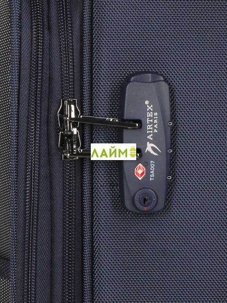 Валіза Airtex велика L тканина синя 80х46х30(+5)см/96л/4.1кг 832-28 blue фото