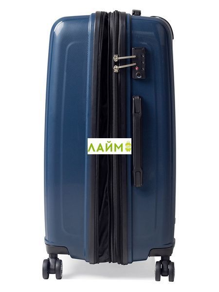 Валіза велика L поліпропілен синя 78х54х36(+5)см/153л/4.9кг/Airtex 241 241-28 blue фото