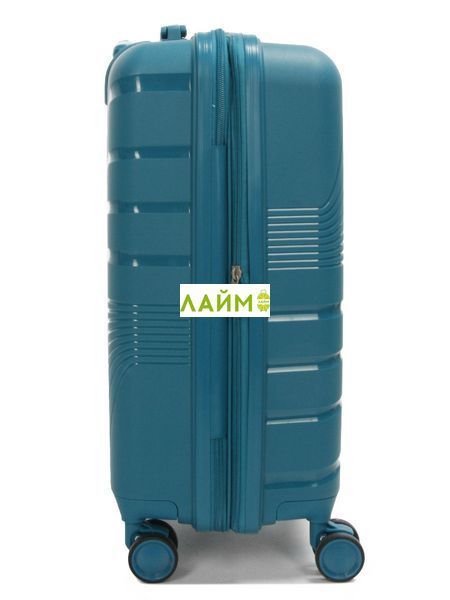 Валіза мала S поліпропілен зелена 55х38х24+5см/47л/2.8кг/Worldline 287 287-20 green фото