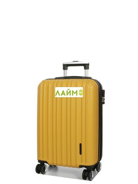Чемодан ручная кладь S жёлтый 55х35х21+5/38л/2.6кг/Worldline 623 623-20 yellow фото