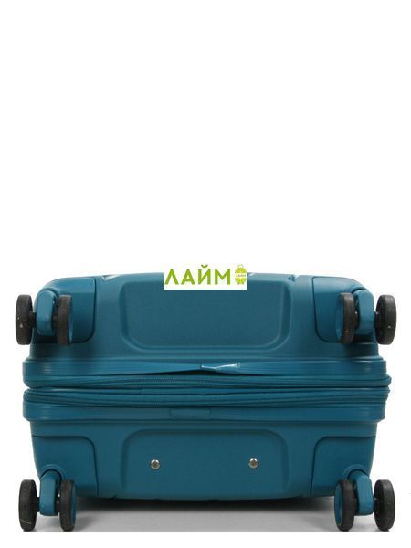 Валіза мала S поліпропілен зелена 55х38х24+5см/47л/2.8кг/Worldline 287 287-20 green фото