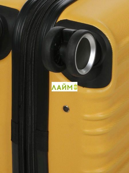 Чемодан ручная кладь S жёлтый 55х35х21+5/38л/2.6кг/Worldline 623 623-20 yellow фото