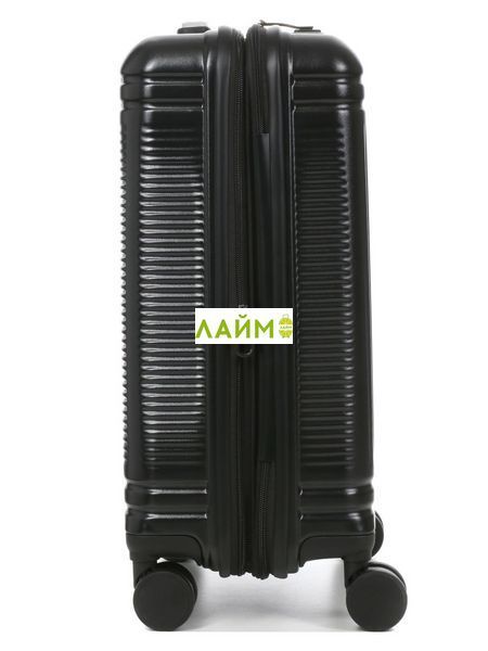 Валіза мала S полікарбонат чорна 55x35x20(+5)см/48л/2.8кг/Airtex 649 649-20 black фото