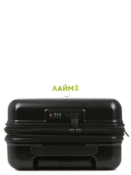 Валіза мала S полікарбонат чорна 55x35x20(+5)см/48л/2.8кг/Airtex 649 649-20 black фото