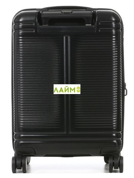 Валіза мала S полікарбонат чорна 55x35x20(+5)см/48л/2.8кг/Airtex 649 649-20 black фото