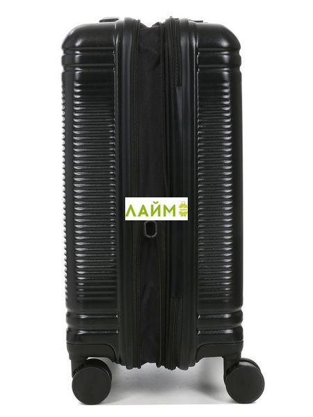 Валіза мала S полікарбонат чорна 55x35x20(+5)см/48л/2.8кг/Airtex 649 649-20 black фото