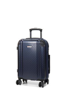 Чемодан ручная кладь S поликарбонат синий 55х35х21+5/43л/3кг/Airtex969 969-20 blue фото